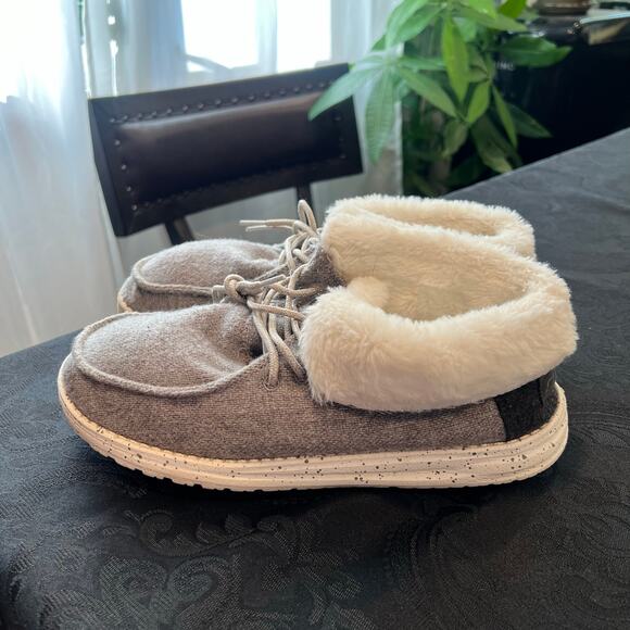 Hey dude Britt charcoal booties women 9 - Picture 4 of 8